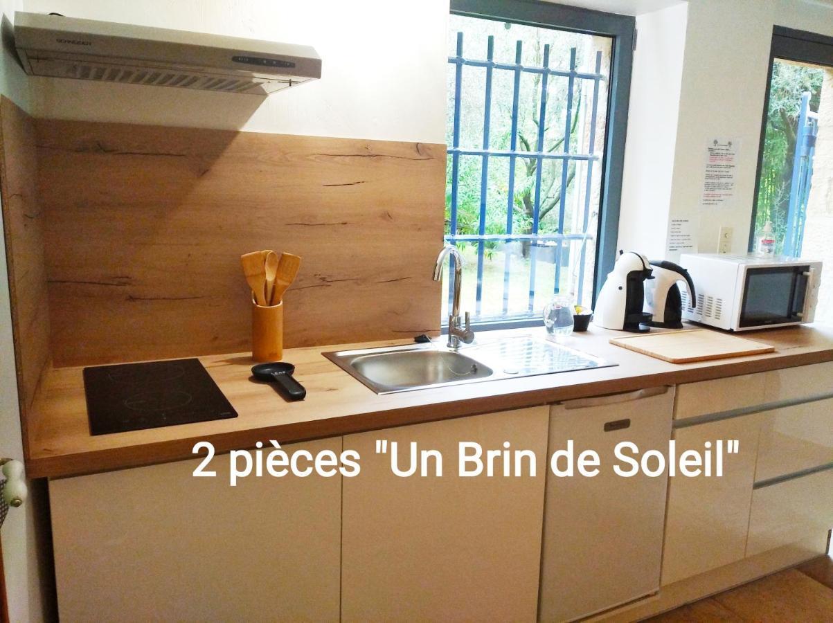 2 Pieces "Le Brin De Soleil" Gites Appart 'Hotel L'Echappee Belle D'Aubenas Logement 1 Sur 3 Exterior photo
