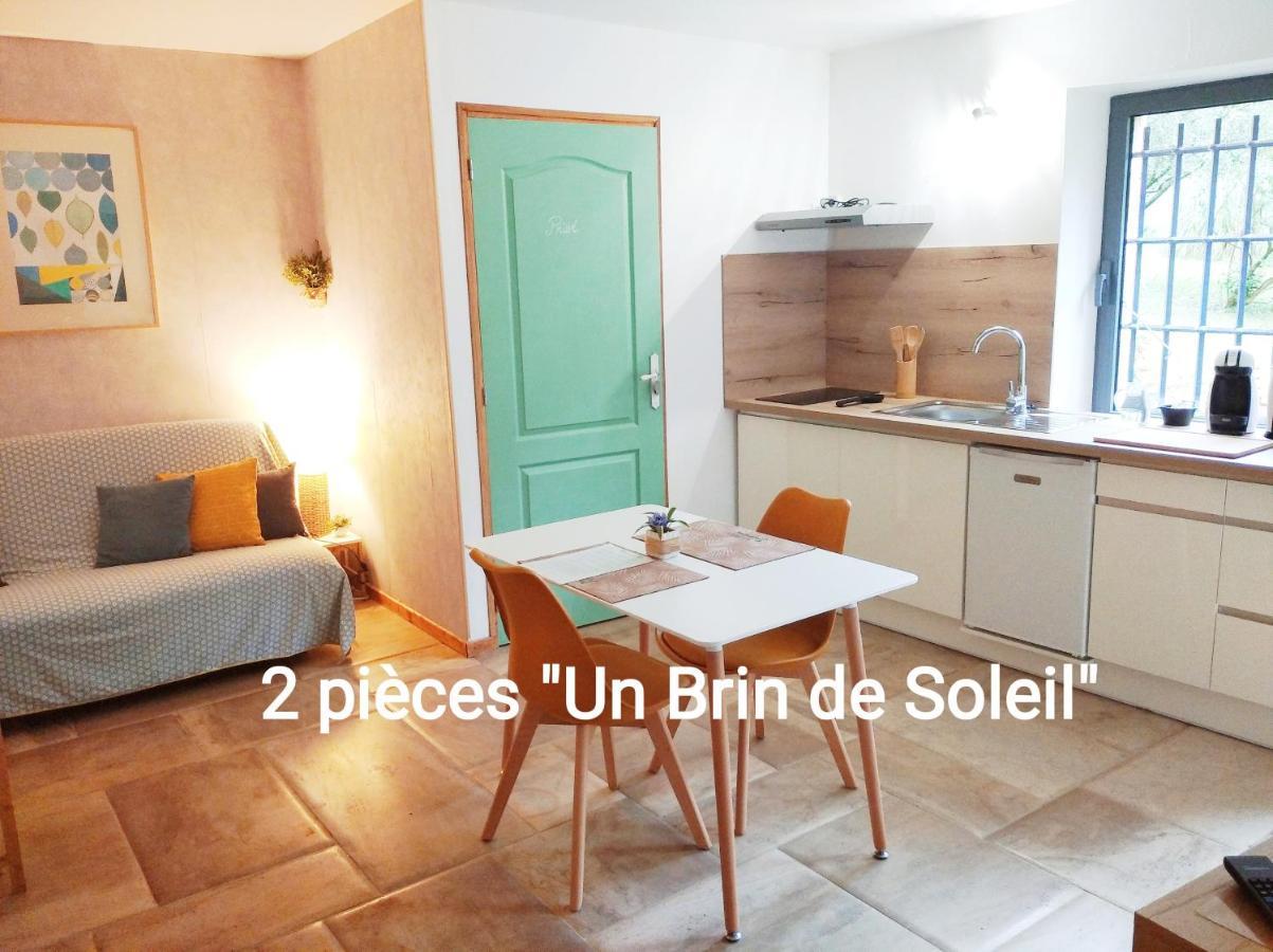 2 Pieces "Le Brin De Soleil" Gites Appart 'Hotel L'Echappee Belle D'Aubenas Logement 1 Sur 3 Exterior photo